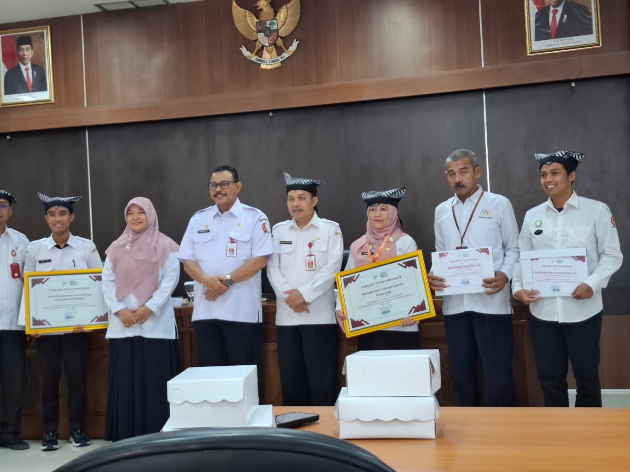 Penerimaan Penghargaan sebagai OPD Penyelenggara Statistik Sektoral Tahun 2024