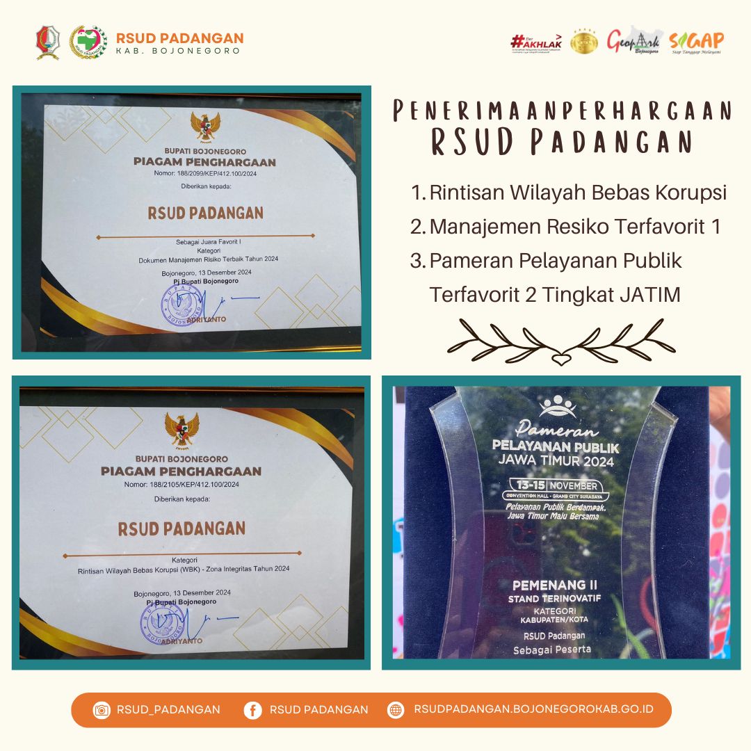 PENERIMAAN PENGHARGAAN pada HARI ANTI KORUPSI SEDUNIA (Hakordia)