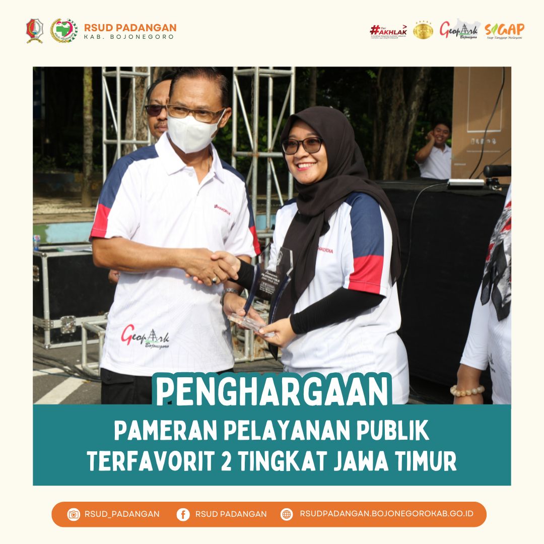 PENGHARGAAN PAMERAN PELAYANAN PUBLIK TERFAVORIT 2 TINGKAT JATIM