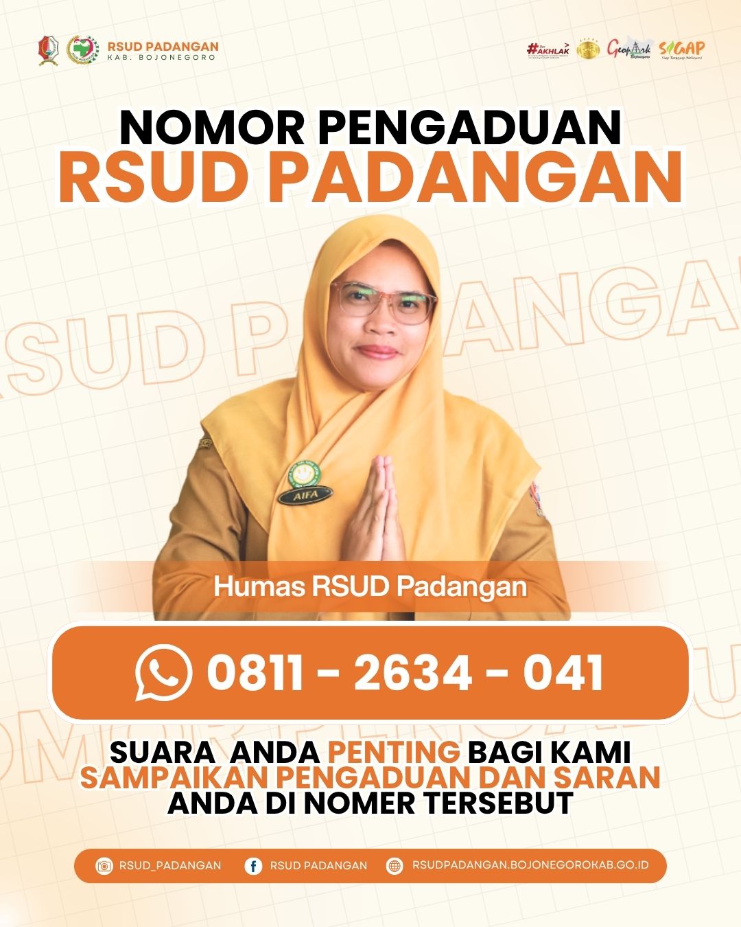 NOMOR PENGADUAN RSUD PADANGAN
