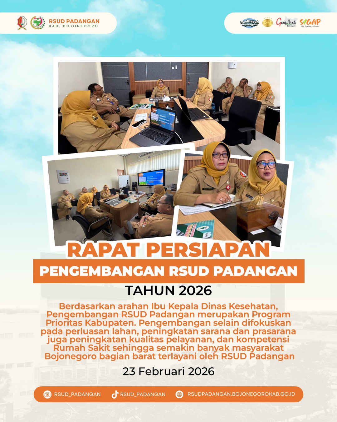PENGEMBANGAN RSUD PADANGAN