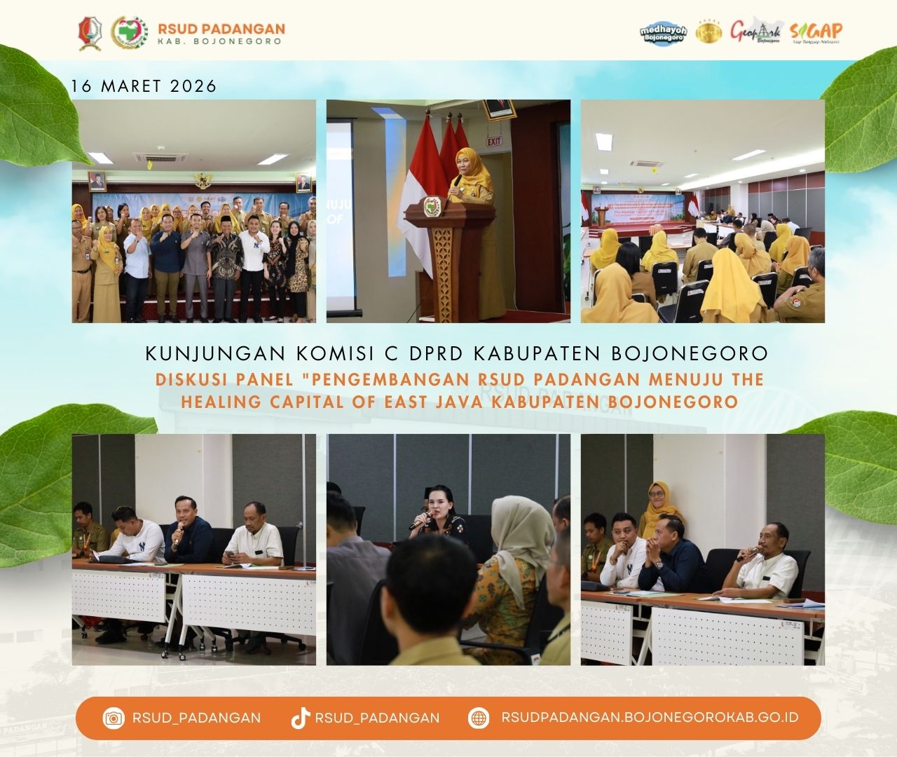 KUNJUNGAN KOMISI C ke RSUD Padangan