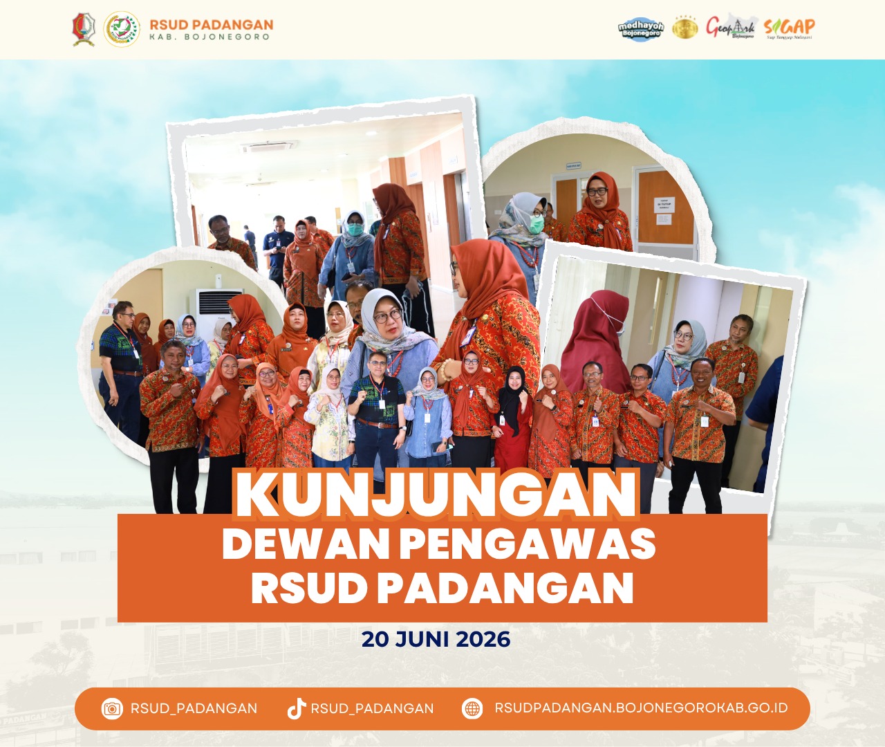 KUNJUNGAN DEWAN PENGAWAS RSUD PADANGAN