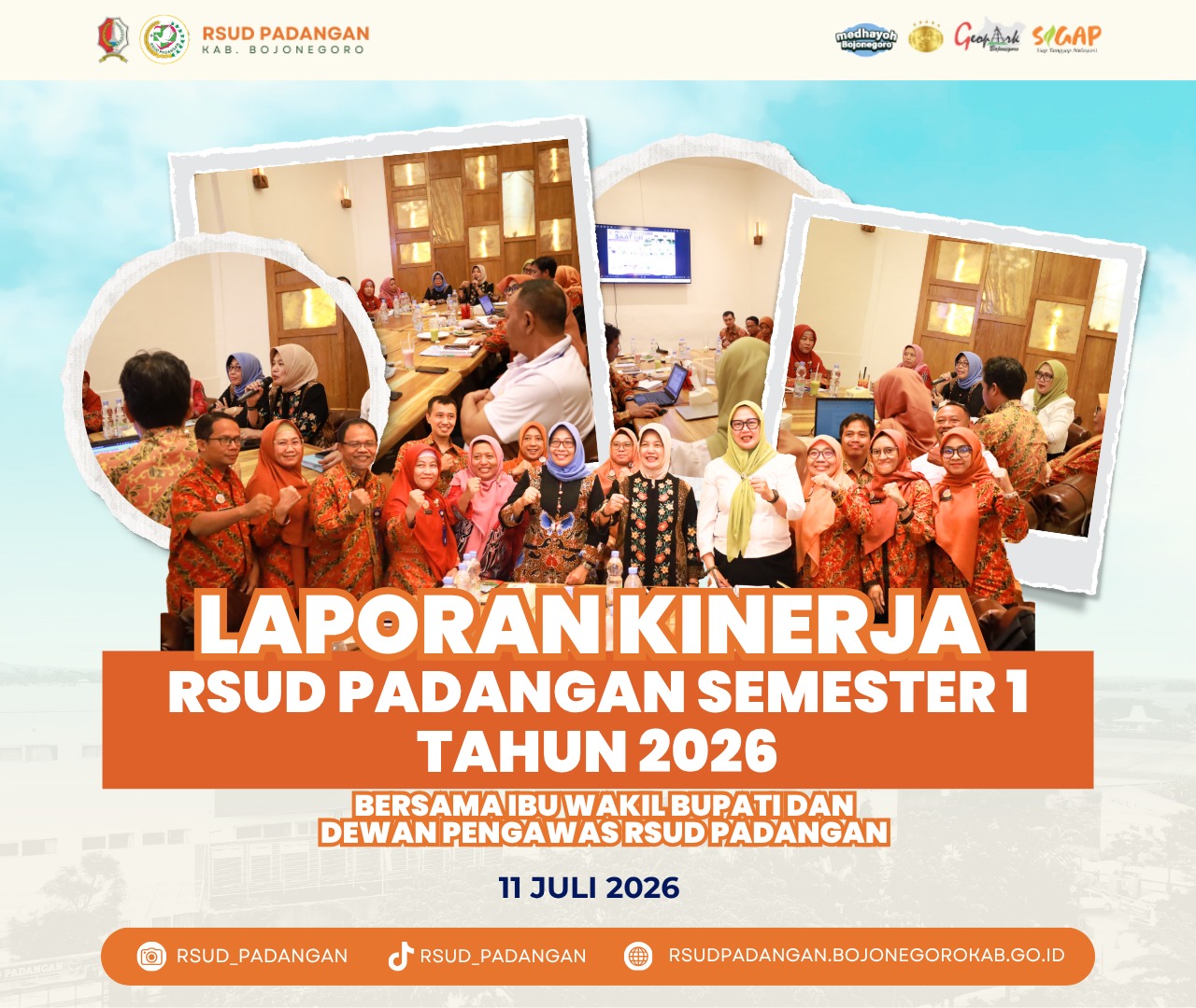 LAPORAN KINERJA SEMESTER 1 RSUD Padangan