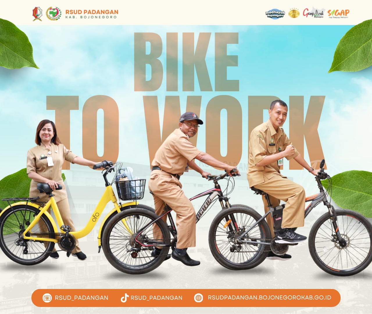 RSUD Padangan melaksanakan Program Bike To Work